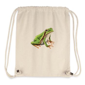 Little tree frog - Stanley/Stella Recycled Gym Bag - natural - Front