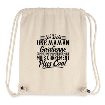 Mommy Guardian: normal, aber knallharter - Stanley/Stella recycelter Gym Bag - Naturweiß - Vorne