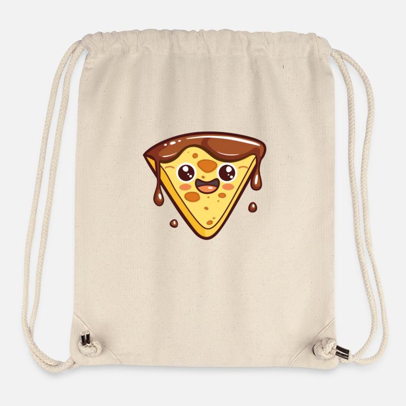 Funny Pizza Slice Comic - Stanley/Stella Recycled Gym Bag - natural