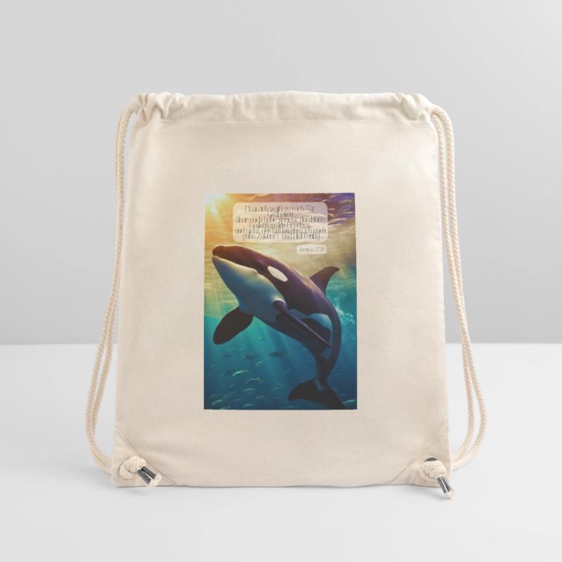 Orca Unterwasser Hoffnungsvers Stanley/Stella recycelter Gym Bag