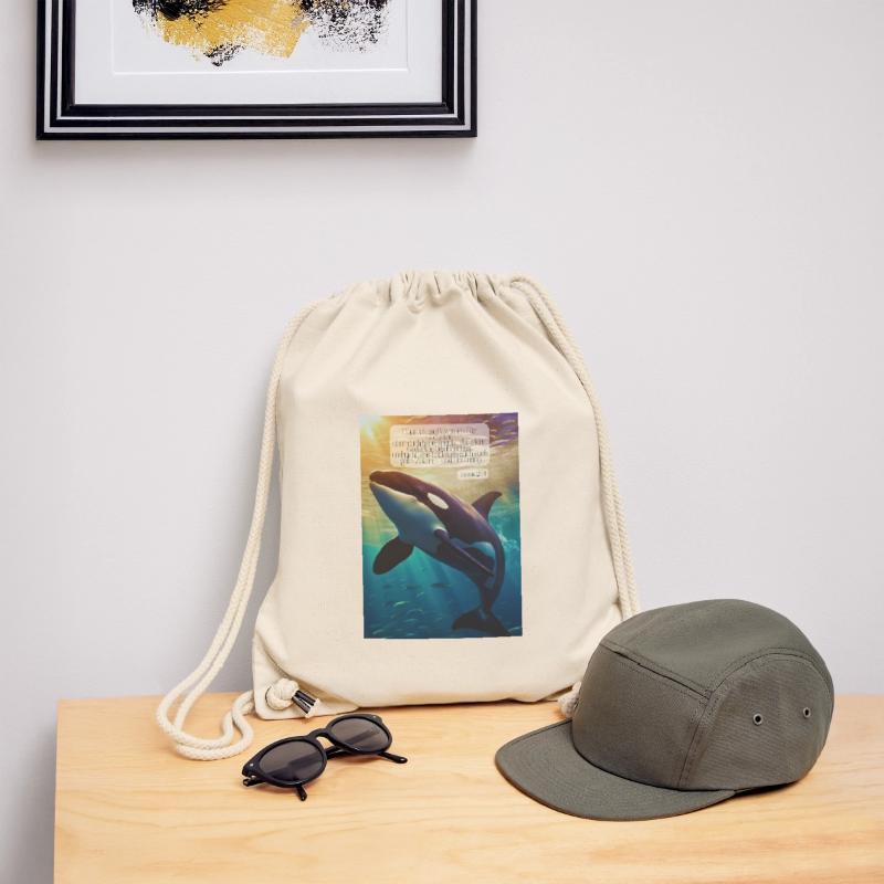 Orca Unterwasser Hoffnungsvers Stanley/Stella recycelter Gym Bag