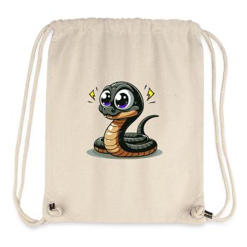 Cobra - Sac à cordon recyclé Stanley/Stella - blanc naturel - Devant