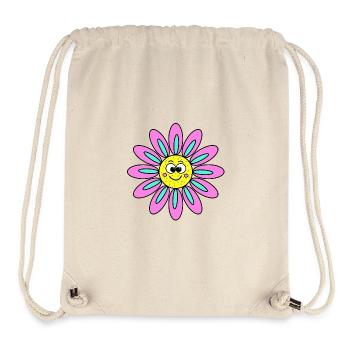 Flower Pink - Stanley/Stella Recycled Gym Bag - natural - Front