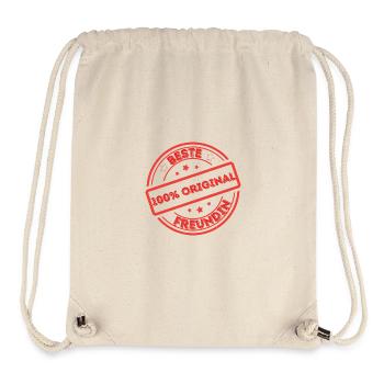 Beste Freundin - Stanley/Stella recycelter Gym Bag - Naturweiß - Vorne