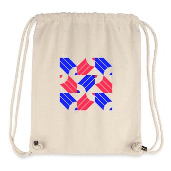 Pencil Pattern - Stanley/Stella recycelter Gym Bag - Naturweiß - Vorne
