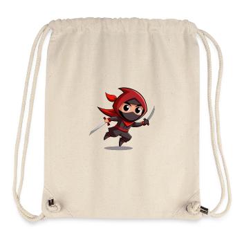 Ninja - Stanley/Stella recycelter Gym Bag - Naturweiß - Vorne