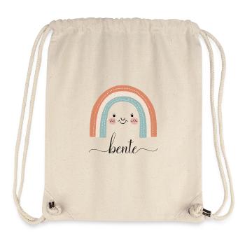 Bente! Rainbow, customizable - Stanley/Stella Recycled Gym Bag - natural - Front