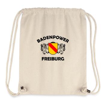 Lustige Freiburger Badner Sprücher - Stanley/Stella recycelter Gym Bag - Naturweiß - Vorne