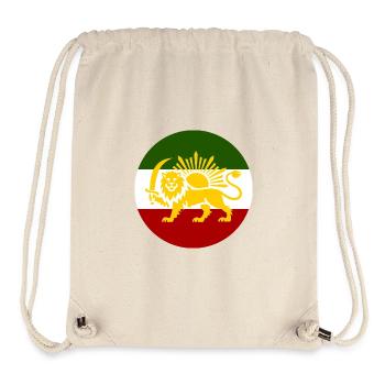Freies Iran - Stanley/Stella recycelter Gym Bag - Naturweiß - Vorne