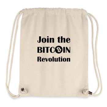 Die finanzielle Bitcoin Revolution - Stanley/Stella recycelter Gym Bag - Naturweiß - Vorne