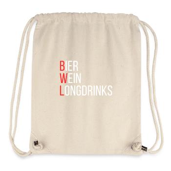 Ich studiere BWL - Stanley/Stella recycelter Gym Bag - Naturweiß - Vorne