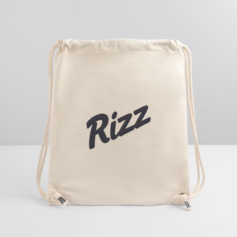 Rizz Neon Script Sac à cordon recyclé Stanley/Stella