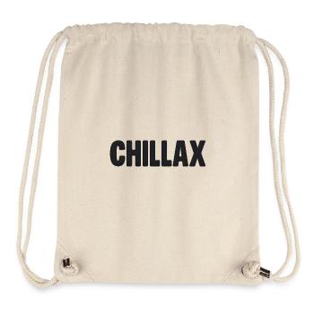 Chillax – Ambiance flamande décontractée - Sac à cordon recyclé Stanley/Stella - blanc naturel - Devant