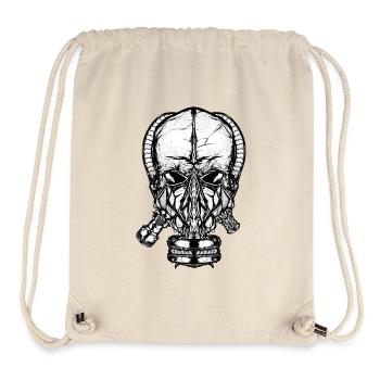 RUSH Sport's G-mask Skull - Stanley/Stella Recycled Gym Bag - natural - Front