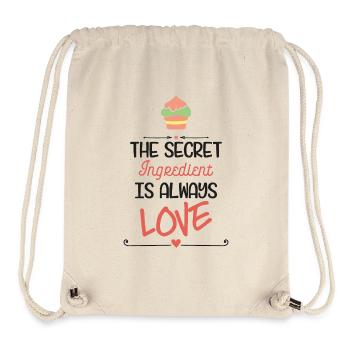 Geheime Zutat Liebe – Backdesign - Stanley/Stella recycelter Gym Bag - Naturweiß - Vorne