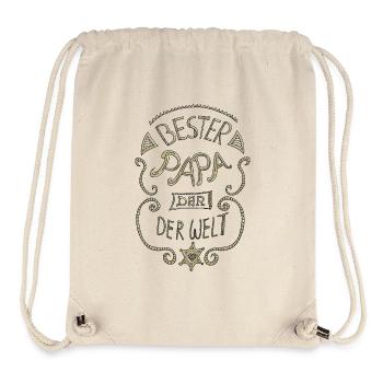 Bester Papa der Welt - Stanley/Stella recycelter Gym Bag - Naturweiß - Vorne