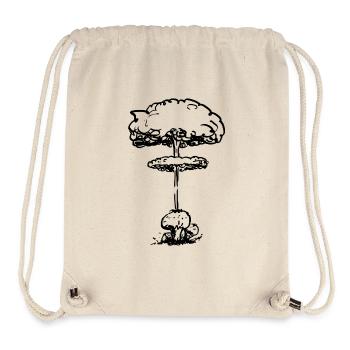 Nuclear Pollen Fungus (Black) - Stanley/Stella Recycled Gym Bag - natural - Front