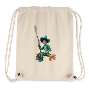 GreenVagrant, the green wanderer - Stanley/Stella Recycled Gym Bag - natural - Front