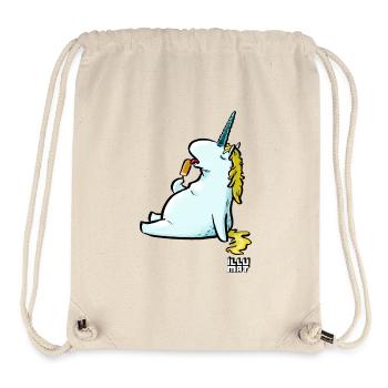 Licorne de glace - Sac à cordon recyclé Stanley/Stella - blanc naturel - Devant