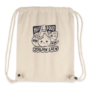 Italy crew gang Italian ingredients best food - Stanley/Stella Recycled Gym Bag - natural - Front