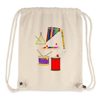 Toddler Musical Instruments - Stanley/Stella Recycled Gym Bag - natural - Front