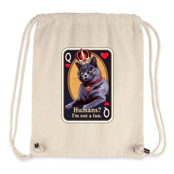 Queen of Cats - Stanley/Stella Recycled Gym Bag - natural - Front