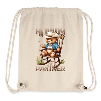 Süßer Bär mit Cowboyhut - Stanley/Stella recycelter Gym Bag - Naturweiß - Vorne