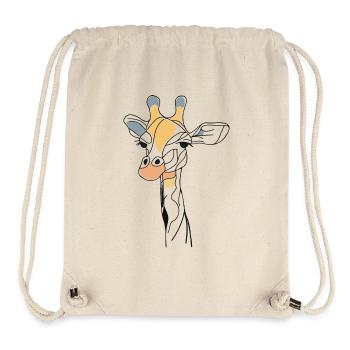 Girafe - Sac à cordon recyclé Stanley/Stella - blanc naturel - Devant