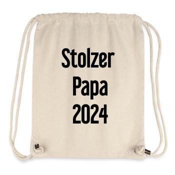 Proud Dad 2024 – for new fathers - Stanley/Stella Recycled Gym Bag - natural - Front
