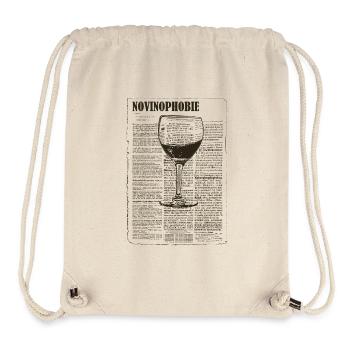 Novinophobie - Stanley/Stella recycelter Gym Bag - Naturweiß - Vorne