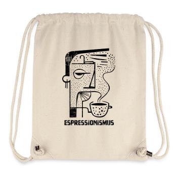 Espressionismus - Espresso - Kaffee trinken - Stanley/Stella recycelter Gym Bag - Naturweiß - Vorne