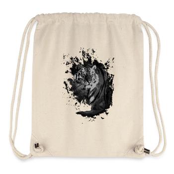 Tiger im Schatten - Stanley/Stella recycelter Gym Bag - Naturweiß - Vorne