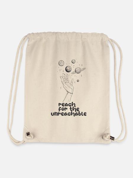 reach for - Stanley/Stella recycelter Gym Bag - Naturweiß