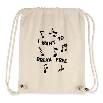 False Notes Freedom - Stanley/Stella Recycled Gym Bag - natural - Front
