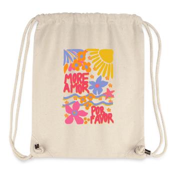 Mehr Liebe - Stanley/Stella recycelter Gym Bag - Naturweiß - Vorne