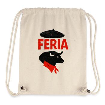 Feria – Baskenland - Stanley/Stella recycelter Gym Bag - Naturweiß - Vorne