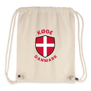 Køge Dänemark Flaggenschild - Stanley/Stella recycelter Gym Bag - Naturweiß - Vorne