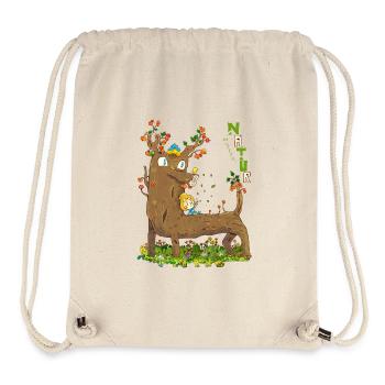 Mère Nature - Sac à cordon recyclé Stanley/Stella - blanc naturel - Devant