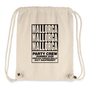 Mallorca 2026 Party Crew Summer 2026 - Stanley/Stella recycelter Gym Bag - Naturweiß - Vorne