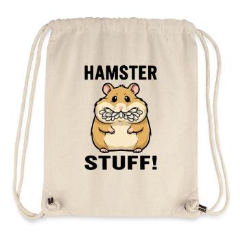 Hamster Stuff Samenwangen Nagetier - Stanley/Stella recycelter Gym Bag - Naturweiß - Vorne
