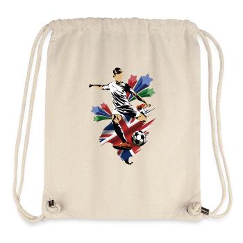 Inglaterra - England - Flaggen - Stanley/Stella recycelter Gym Bag - Naturweiß - Vorne