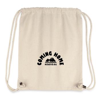 Home Mountains - Stanley/Stella Recycled Gym Bag - natural - Front