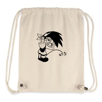pisser 2 - Stanley/Stella recycelter Gym Bag - Naturweiß - Vorne