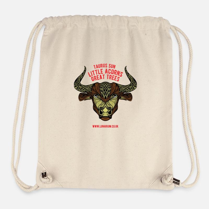 Taurus Sun Bright - Stanley/Stella Recycled Gym Bag - natural