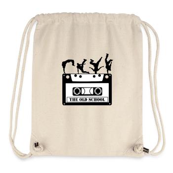 old school - Stanley/Stella recycelter Gym Bag - Naturweiß - Vorne