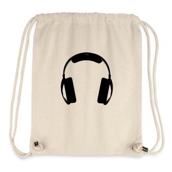 headphones - Stanley/Stella recycelter Gym Bag - Naturweiß - Vorne
