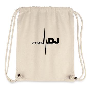 DJ Cool Club Musique Pulse Heartbeat officiel - Sac à cordon recyclé Stanley/Stella - blanc naturel - Devant