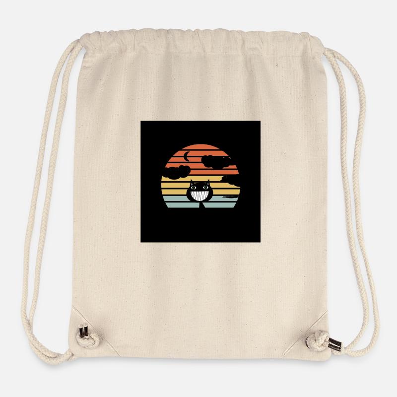 Lustige Katze - Stanley/Stella recycelter Gym Bag - Naturweiß