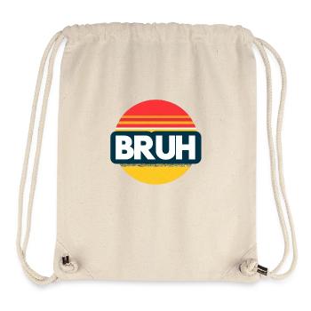 Bruh Sonnenuntergang - Stanley/Stella recycelter Gym Bag - Naturweiß - Vorne