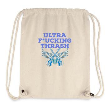 Ultra Fucking Thrash blue - Stanley/Stella recycelter Gym Bag - Naturweiß - Vorne